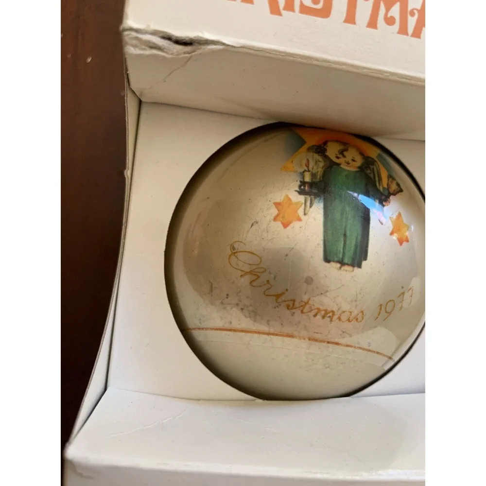 Two Vintage Christmas Ornaments - 1977 
